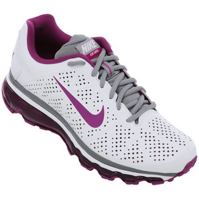 air max roxo e branco